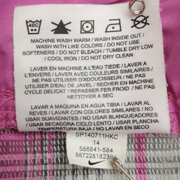 Nike Golf Tour Performance Dri-Fit Ladies Size 14 Plaid Shorts - Picture 9 of 13